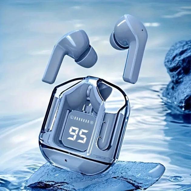 Fone Bluetooth Vitog T2 Wireless – LED, Bluetooth 5.3, À Prova d’Água, Toque Inteligente