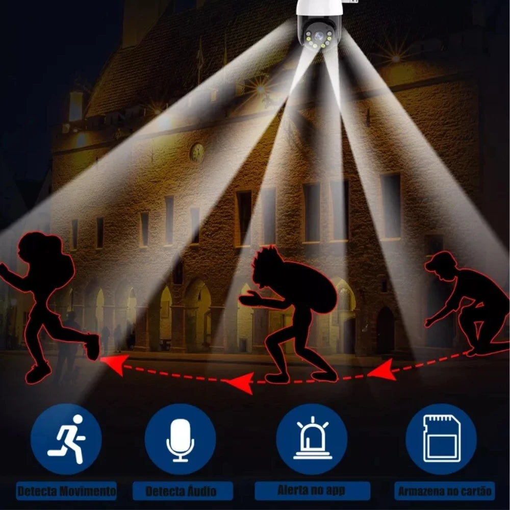 Câmera e Lâmpada Smart 2 em 1 - LightCam