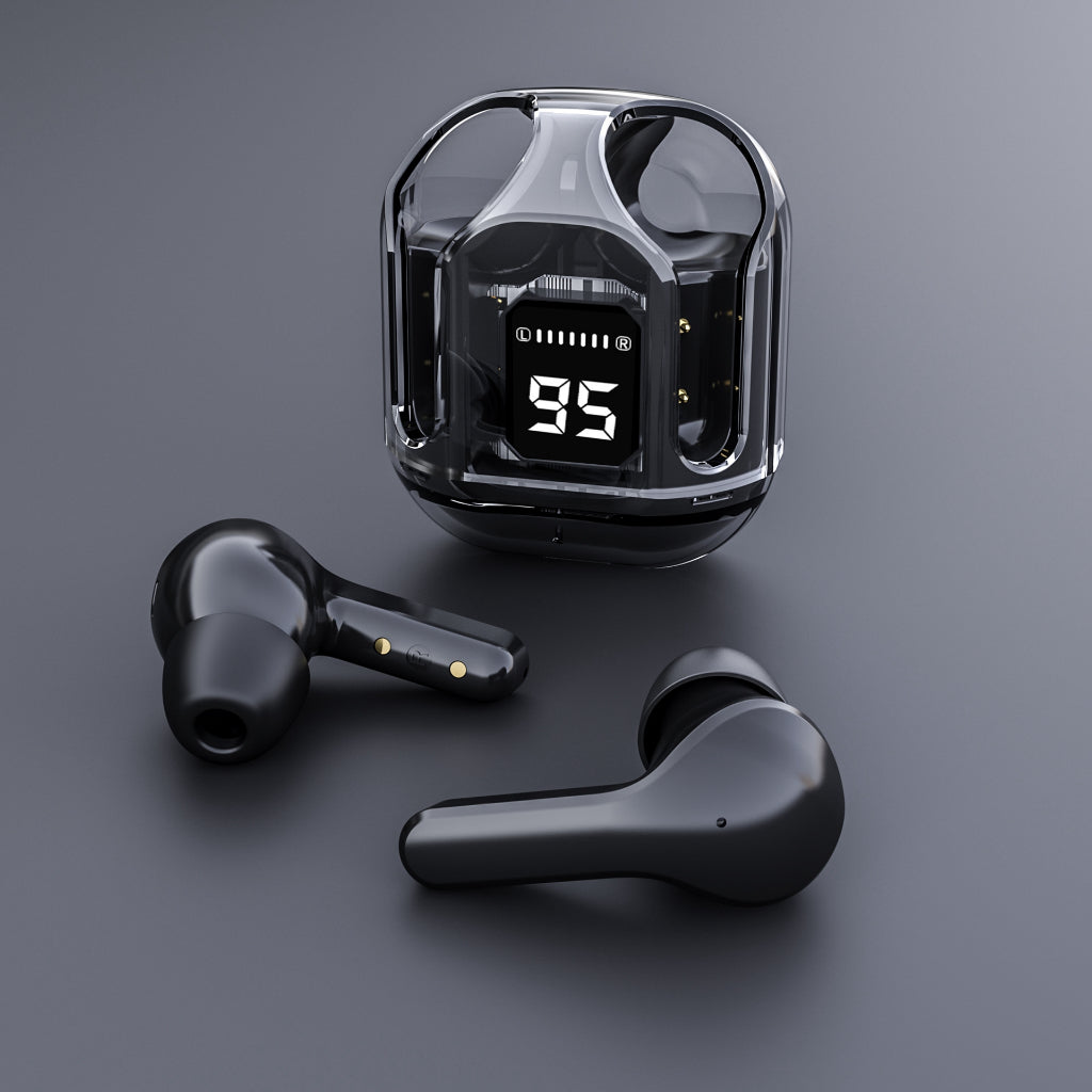 Fone Bluetooth Vitog T2 Wireless – LED, Bluetooth 5.3, À Prova d’Água, Toque Inteligente