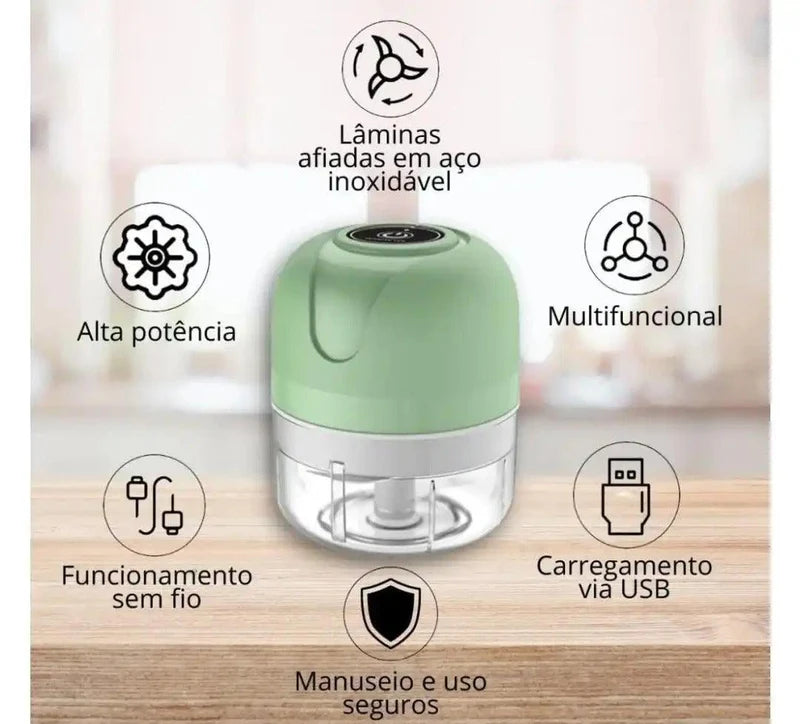Mini Processador Elétrico de Alimentos - TurboChef