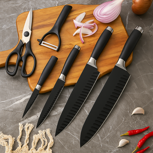 Kit facas de Cozinha - 6 Peças