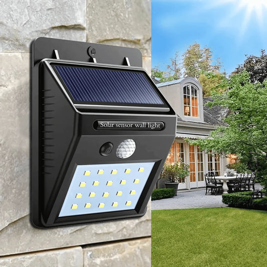 Luminária Solar com Sensor de Presença - EcoLuz