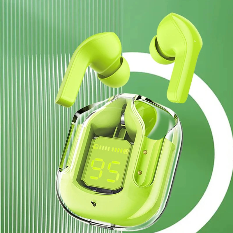 Fone Bluetooth Vitog T2 Wireless – LED, Bluetooth 5.3, À Prova d’Água, Toque Inteligente