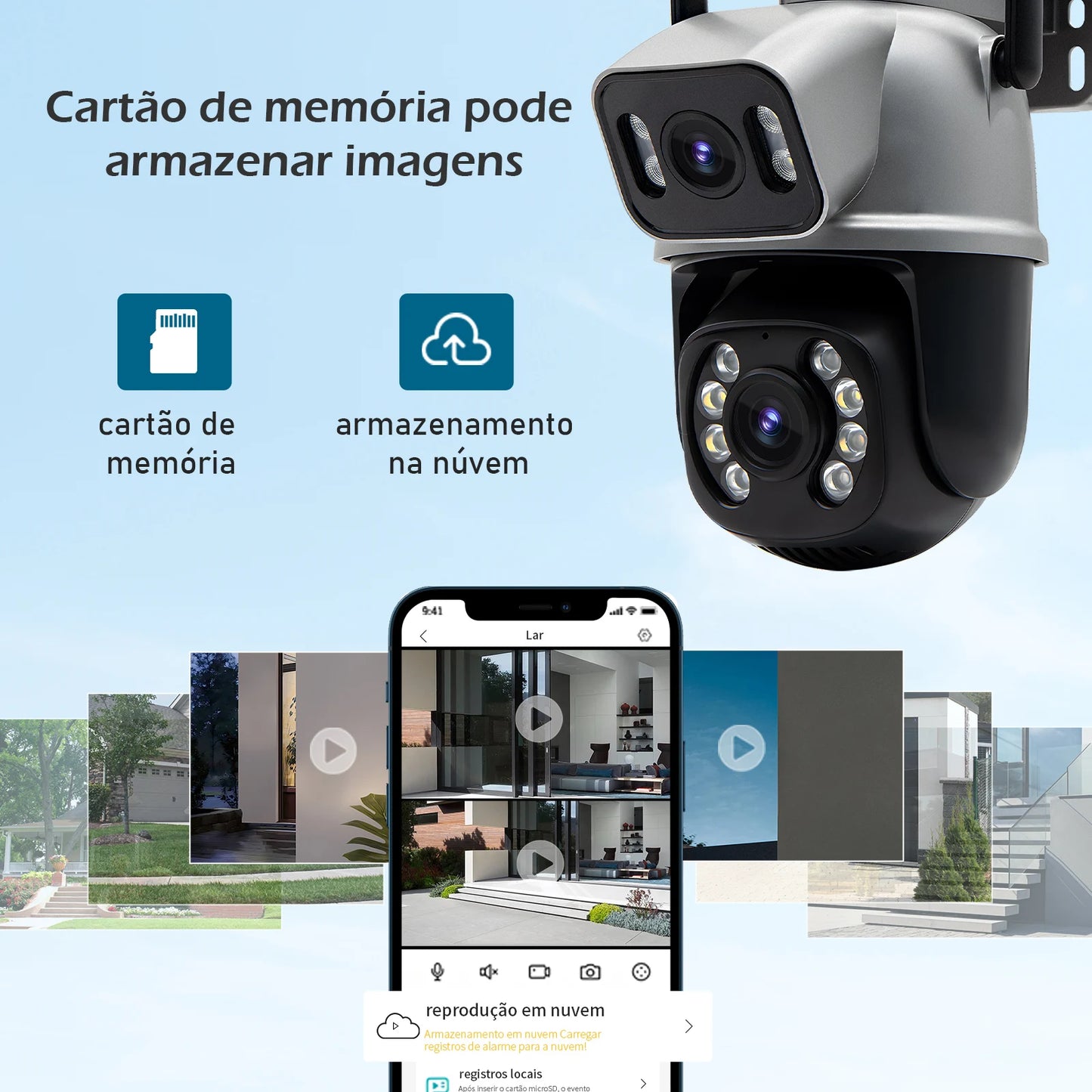 Câmera de Vigilância Wi-Fi - Command View