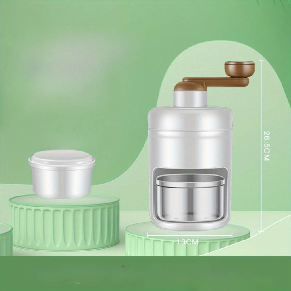 Triturador Manual de Gelo para Raspadinha Drinks e Receitas