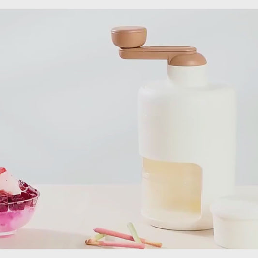 Máquina de Raspadinha Portátil FrostyMix – Faça Raspadinhas em Segundos com Gelo ou Frutas Naturais